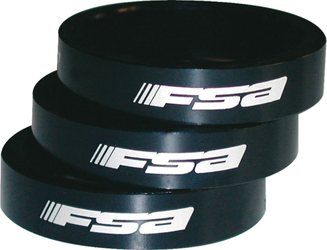 Vorbauspacer Alu 1,5", FSA
Größe: 10 mm x 1,5", Farbe: Schwarz, VE: 1 Stk. - Produktbild - 1