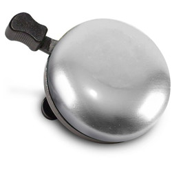 Nutcase Large Fahrradklingel Silver – extra laut und robust – ideal für sichere Fahrt bei Nubuk Bikes - Produktbild - 1