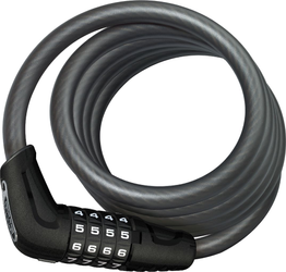 Abus Spiralkabelschloss Numero 5510C schwarz 180cm - Produktbild - 1