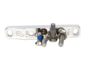 Paul Component Scheibenbremsadapter FM, VR 140/160mm, polished - Produktbild - 1