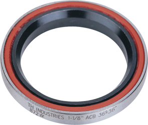 Ersatz ACB-Lager 36°/36° für Steuersatz, FSA
TH-872E/MR043; ACB 1-1/8"; Ø30.15 ID/Ø41.5 AD; Dual Seal
Größe: 1 1/8", VE: 1 Stk. - Produktbild - 1