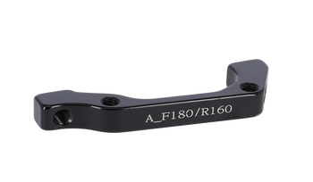 TEKTRO AQ1.0 Series Bremssatteladapter IS auf Postmount, vorne Ø 180 mm / hinten Ø 160 mm, schwarz - Produktbild - 1 TEKTRO AQ1.0 Series Bremssatteladapter IS auf Postmount, vorne Ø 180 mm / hinten Ø 160 mm, schwarz - Produktbild - 1