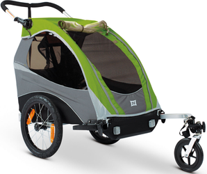 Burley Verdeck Solo 2010-2011 für Fahrradanhänger Apple Grün, robust und passgenau, wetterfestes Schutzdach für optimalen Komfort - Produktbild - 1