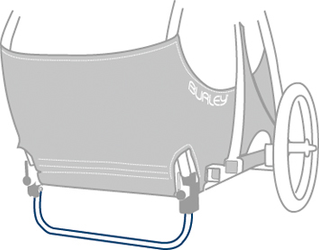 Ständer TAIL WAGON , Burley
für TAIL WAGON, ROVER ab 2008
Farbe: silber, VE: 1 Stk. - Produktbild - 4