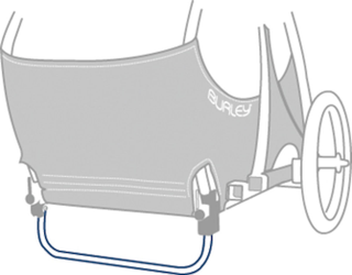 Ständer TAIL WAGON , Burley
für TAIL WAGON, ROVER ab 2008
Farbe: silber, VE: 1 Stk. - Produktbild - 2