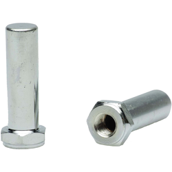 Adapter Achsenverlängungsmutter für Kinderrad, FollowMe Cycling
Für 5/16" x 26G Achsen
Größe: 5/16 x 26 G, VE: 1 Paar - Produktbild - 1