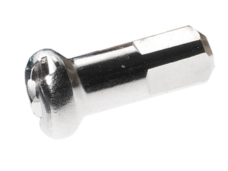 DT Swiss Speichennippel 2.0 Messing 16 mm silber, 82 g, 100 Stück – hochwertige Felgenbefestigung für langlebige Laufräder - Produktbild - 1