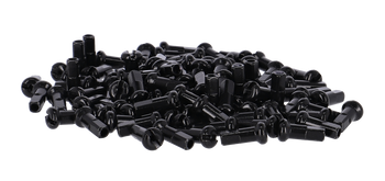 DT Swiss Speichennippel Pro Lock Messing 1,8 mm 12 mm Schwarz 64 g VE 100 - Produktbild - 1