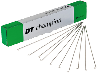 Speiche Champion 2.0 VE100 silber, DT SWISS
Größe: 290 mm, Farbe: silber, VE: VE 100 - Produktbild - 1