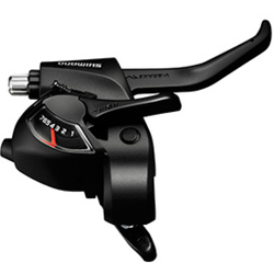 SHIMANO Schalt-/Bremshebel ST-EF41 7-fach Rechts Schwarz 2 Finger - Produktbild - 1
