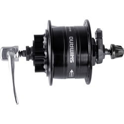 SHIMANO Nabendynamo DH-3D32 6 Volt/3 Watt 32 Loch 6-Loch Schwarz - Produktbild - 1