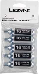 lezyne-co2-ersatzkartuschen-16g-285491-285491.jpg Lezyne CO2-Kartuschen 16 g mit Gewinde – 5 Stück - Produktbild - 1