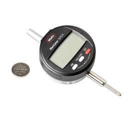 Messuhr Digital, DT SWISS
Messeinsatz M2.5  Ø 58 mm mit Kugel  Messspektrum 0,01 / 10,00 mm; Ziffernschrittwert umschaltbar; LCD Anzeige; CR2032 Batterie inkl.
VE: 1 Stk. - Produktbild - 1