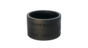 Ritchey WCS Carbon Spacer Set, 1 1/8"/28.6, 2x10mm/3x5mm, matte carbon UD - Produktbild - 1