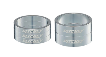 Ritchey Spacer Set, 1 1/8"/28.6, 2x10mm/3x5mm, hp silver - Produktbild - 1