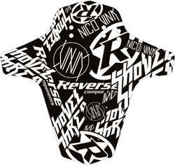 reverse-reverse-mudfender-nico-vink-stickerbomb-294243-294243.jpg REVERSE Schutzblech Nico Vink-Stickerbomb black/white - Produktbild - 1