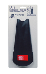 Spritzlappen Latz Race Fahrer schwarz, für Rennräder - Produktbild - 1