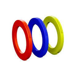 Blenden-Ring Kit für Bremszange 4-Kolben ab MJ2015 blau neonrot neongelb 12 Stück - Produktbild - 1
