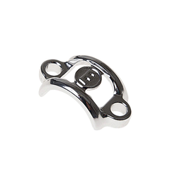 Magura Klemmschelle Aluminium, chrom poliert, ohne Schrauben, 1 Stück - Produktbild - 1