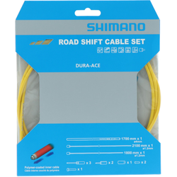 SHIMANO Schaltzug-Set Road polymerbeschichtet Gelb - Produktbild - 1