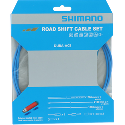 Y63Z98991-297921-297921.jpg SHIMANO Schaltzug-Set Road polymerbeschichtet Blau - Produktbild - 1