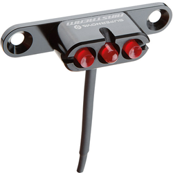 SUPERNOVA Airstream Tail Light 2 Rücklicht für Gepäckträgermontage, 5 V, StVZO, schwarz (VE = 1 Stück) - Produktbild - 1