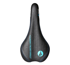 SDG Circuit MTN Sattel, Ti-Alloy 7x7mm, black/cyan - Produktbild - 1