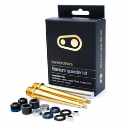 Crankbrothers Spindle Achsen Upgrade Kit, titanium - Produktbild - 1