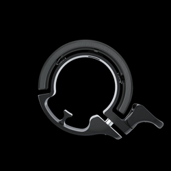 Knog Oi Classic Large Fahrradklingel im Ring-Design für Lenker von 23,8 bis 31,8 mm, schwarz - Produktbild - 2