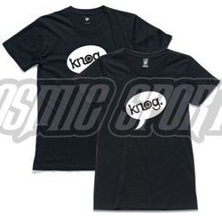 Knog T-Shirt Logo Men, neon black, S SALE - Produktbild - 1