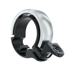 Knog Oi Classic Large Fahrradklingel 31,8 mm silber – hochwertig, leise & stylisch - Produktbild - 2