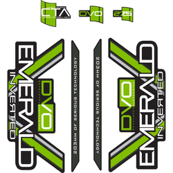 DVO Decal Set, 26", Emerald, green SALE - Produktbild - 1