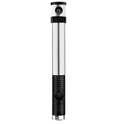 16115CB-01-301250.jpg Crankbrothers Klic HV Handpumpe, analoges Manometer, inkl. Rahmenhalter, silver - Produktbild - 1