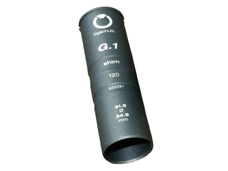 Reduzierhülse bySchulz 31,6 - 34,9mm grau, Alu, 120mm - Produktbild - 1