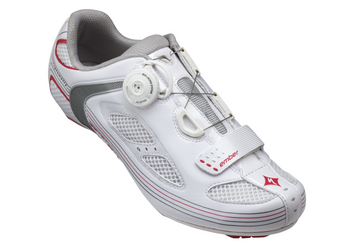 Specialized Ember RD Damen Rennradschuh Weiß Rot Größe 39 US 8 Komfortleichte Passform Leistung - Produktbild - 1