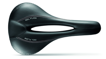 Selle Italia DONNA Fahrradsattel schwarz L für Damen Komfort optimal Nubuk Bikes - Produktbild - 1