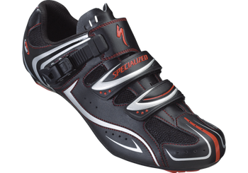 Specialized Elite RD Rennradschuh Schwarz Größe 42 / UK 9 – Leicht, atmungsaktiv, steife Carbonsohle für optimale Kraftübertragung - Produktbild - 1