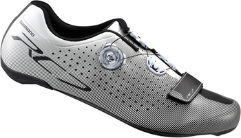 Shimano **Rennradschuh Sh-Rc7W Gr. 43.0 Spd-Sl, Boa-/Klettverschluss - Produktbild - 1