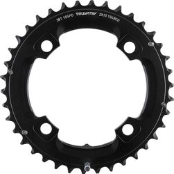 Kettenblatt MTB 38 Z. S1 2x10-fach 104mm LK,aluminium,schwarz, Pin lang - Produktbild - 1