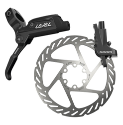 Scheibenbremse SRAM Level hydr. HR,1800mm, schwarz, G2CS Rotor,160mm, A1 - Produktbild - 1