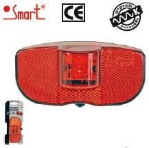 Akku-Tr-Rücklicht, mit K~ Smart, LED, schwarz, Standlicht, 80 mm - Produktbild - 1