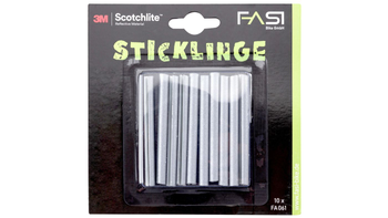 Speichenstrahler "Sticklinge" 3M-Scotchlite, 8 Stück, silber - Produktbild - 1 Speichenstrahler "Sticklinge" 3M-Scotchlite, 8 Stück, silber - Produktbild - 1