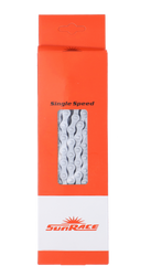 Kette SunRace Single Speed 1/2'' x 1/8',112 Glieder,sw,Dacromet - Produktbild - 2
