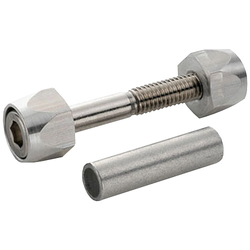 Klemmschraube Sattelstütze ø = M6, L = 45 mm, Inbus Niro silber - Produktbild - 1 Klemmschraube Sattelstütze ø = M6, L = 45 mm, Inbus Niro silber - Produktbild - 1