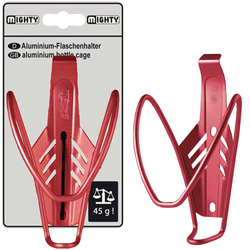 Flaschenhalter Mighty
rot eloxiert - Produktbild - 1