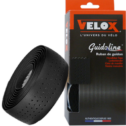 Velox Soft Grip Lenkerband aus Polyurethan, 2 Rollen mit Stopfen, schwarz - Produktbild - 1 Velox Soft Grip Lenkerband aus Polyurethan, 2 Rollen mit Stopfen, schwarz - Produktbild - 1