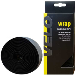 Lenkerband Velo Kork/Gel Karton mit Stopfen, schwarz - Produktbild - 1