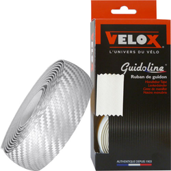 Lenkerband Velox Carbon Karton mit Stopfen, weiß - Produktbild - 1
