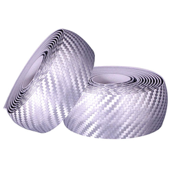 Lenkerband Velox Carbon Karton mit Stopfen, silber - Produktbild - 1