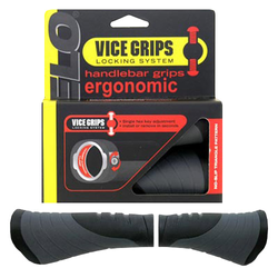 Griffe Velo Ergogel D3 Paar 135/92 mm, schwarz/grau - Produktbild - 1
